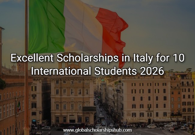 10 Excellent Scholarships in Italy for International Students 2026