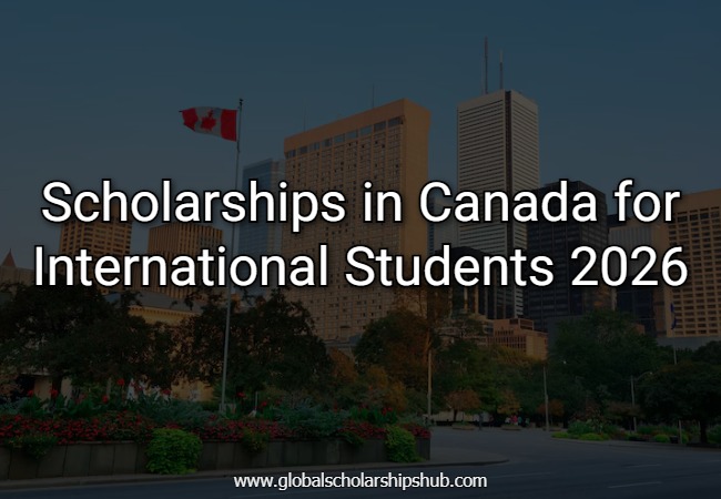 Scholarships in Canada for International Students 2026