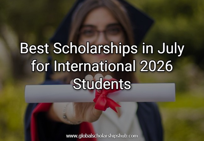 Best Scholarships in July 2026 for International Students
