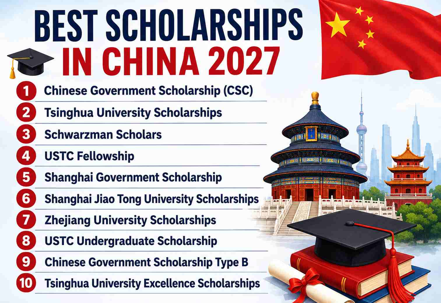 Best Scholarships in China 2027
