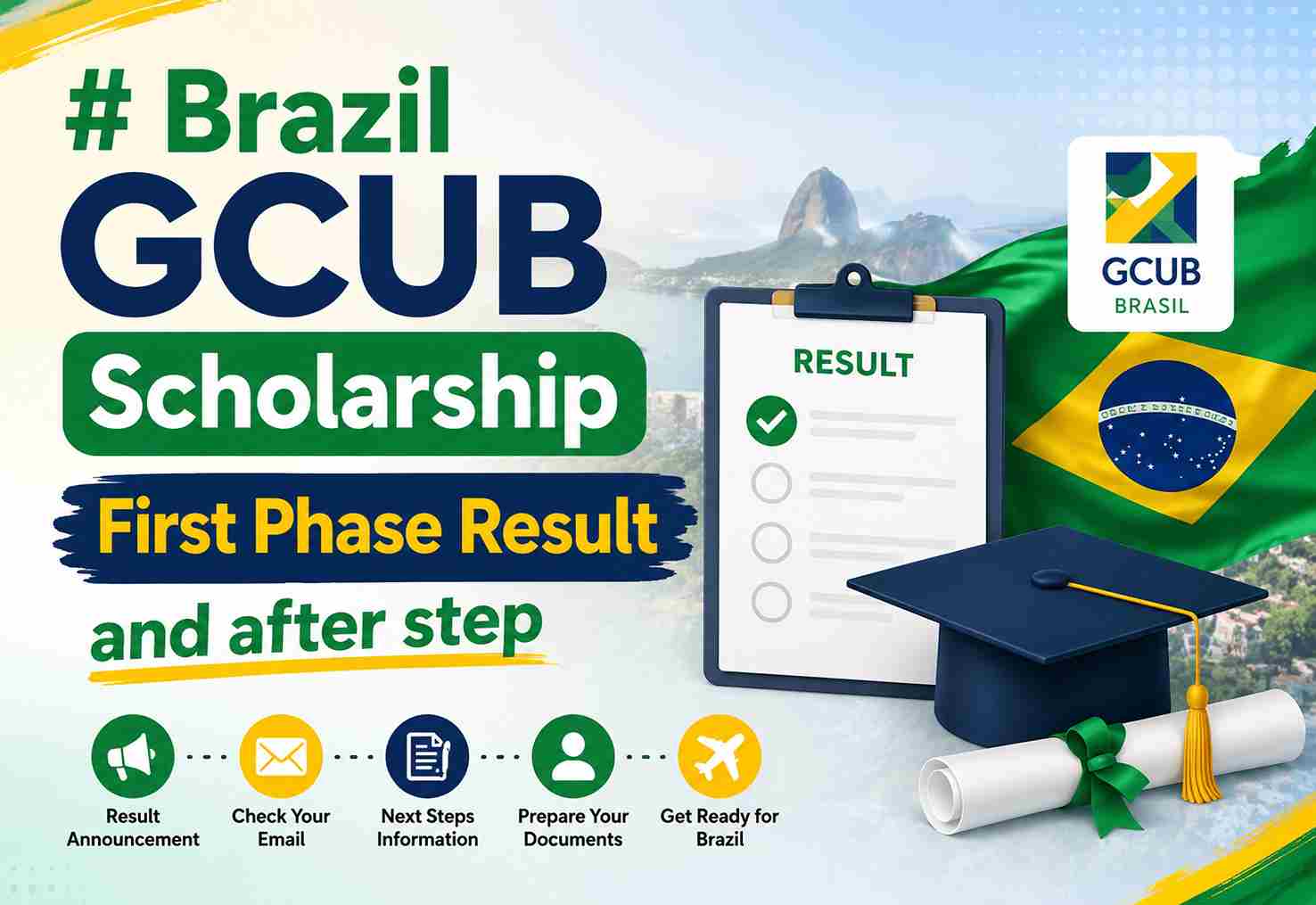 Brazil GCUB Scholarship First Phase Result