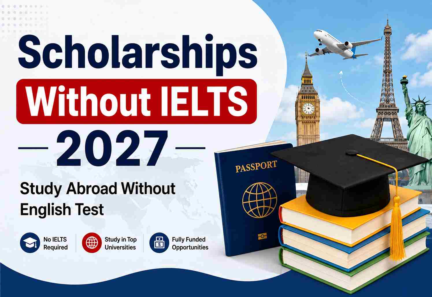 Scholarships Without IELTS 2027: Study Abroad Without English Test