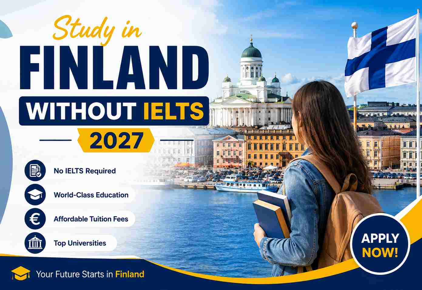 Study in Finland Without IELTS 2027