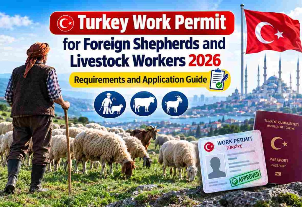 Turkey Work Permit for Foreign Shepherds and Livestock Workers 2026: Requirements and Application Guide