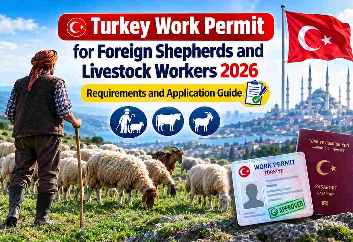 Turkey Work Permit for Foreign Shepherds and Livestock Workers 2026: Requirements and Application Guide
