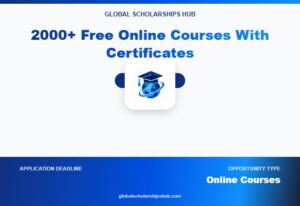 2000+ Free Online Courses With Certificates