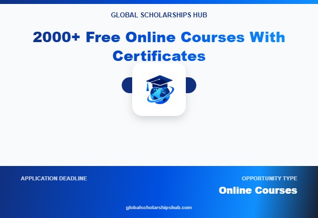 2000+ free online courses with certificates from Adams Academy