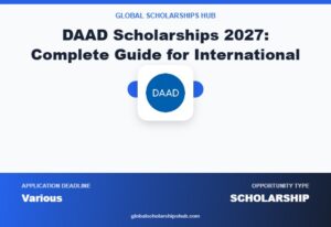 DAAD Scholarships 2027: Complete Guide