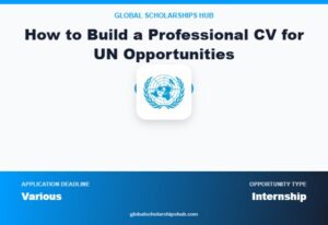 How to Build a Professional CV for UN Opportunities