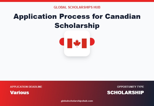 Application Process for Canadian Scholarship