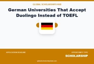 German Universities That Accept Duolingo Instead of TOEFL