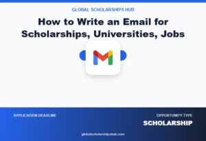 How to Write an Email for Scholarships, Universities, and Jobs So It Gets Reviewed Faster