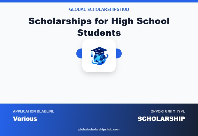 Best scholarships for high school students, including GKS, MEXT, Türkiye Scholarships and UWC