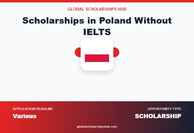 Scholarships in Poland Without IELTS