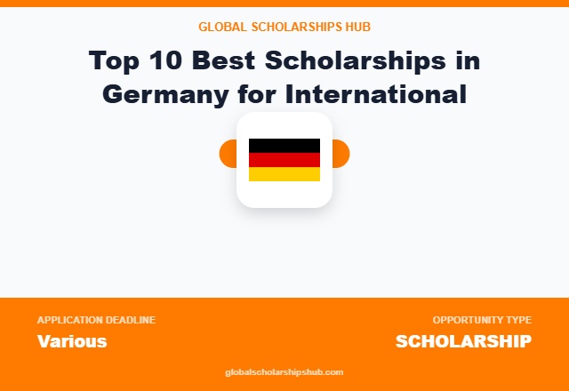 Top 10 Best Scholarships in Germany for International Students