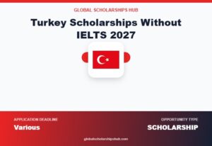 Turkey Scholarships Without IELTS 2027
