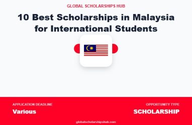 10 Best Scholarships in Malaysia for International Students