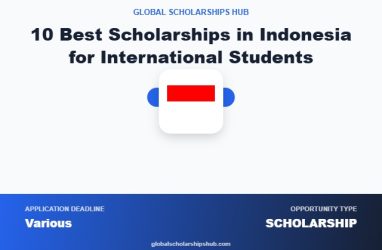 10 Best Scholarships in Indonesia for International Students