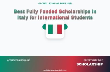 Best Fully Funded Scholarships in Italy for International Students