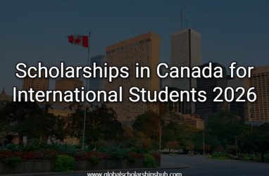 Scholarships in Canada for International Students 2026