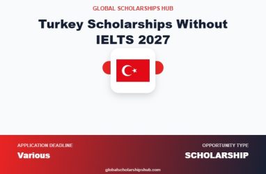 Turkey Scholarships Without IELTS 2027