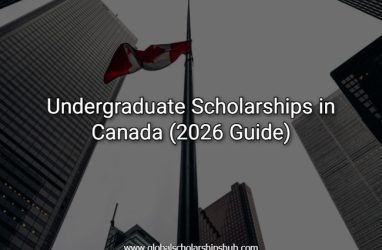 Undergraduate Scholarships in Canada (2026 Guide)